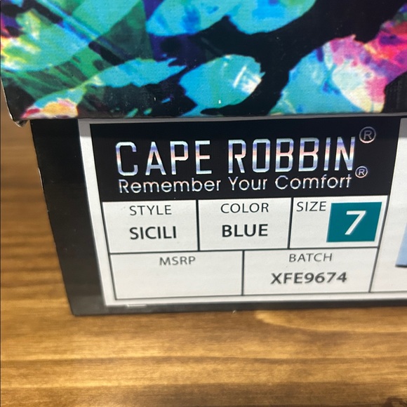 Cape Robbin Sicili Light Blue Platform Heels new in box size 7 - Picture 8 of 8